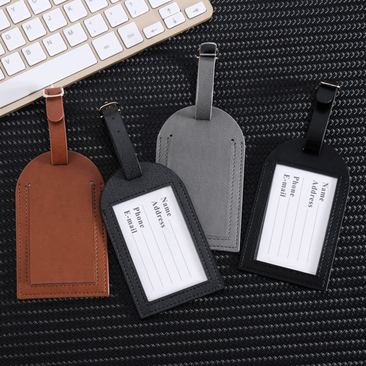 PU Leather Luggage Tag